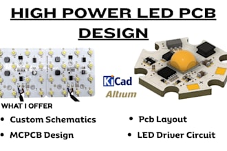 deisgn high power led pcb, mcpcb, led driver, thermal pcb, pcb layout, gerber