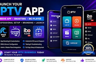 luanch your wave app, smaters players, ibo players, xciptv app iptv app