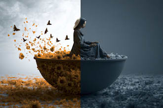 do photoshop editing, manipulation and mockup design