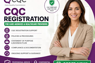 register domiciliary care, supported living, live in care as cqc, policy manuals