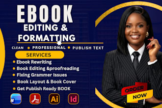 proofreading, ebook, ghostwriting, ebook layout, manuscript, ebook cover design