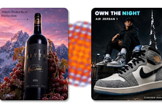 create luxury product photo manipulation for ads and social media
