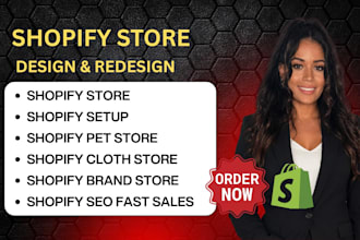 setup shopify pet store, shopify store, clothing shopify store, shopify design