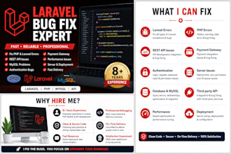fix laravel PHP bugs professionally