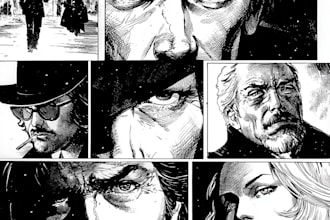 do comic pages illustration comic book page