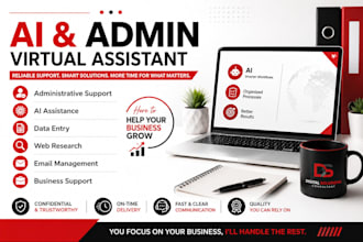 be your ai and admin virtual assistant