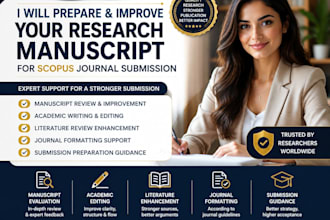 prepare and improve your research manuscript for scopus journal submission