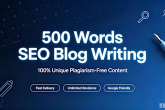 500 words  articles for your website