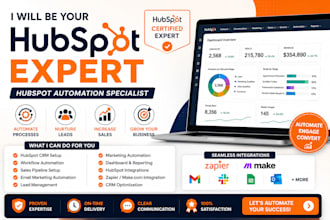 be your hubspot expert, hubspot automation specialist