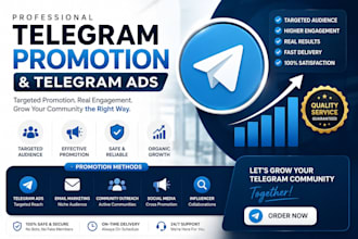 boost your telegram channel, group and community