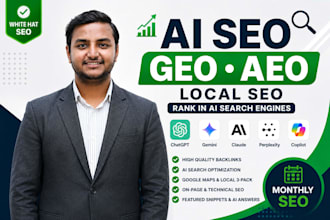 do monthly GEO, aeo, SEO backlinks for ai search rankings