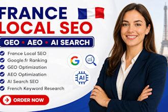 do france local SEO, GEO, aeo to rank your website on google and ai search