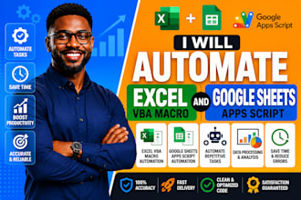 automate excel vba macro and google sheets apps script