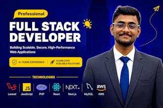 develop custom website using react js and PHP laravel frameworks