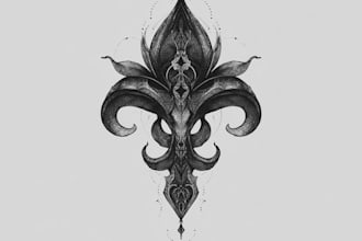 be custom tattoo in blackwork, anime or color style