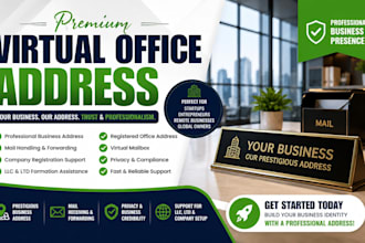 provide premium virtual office address and business mailing address