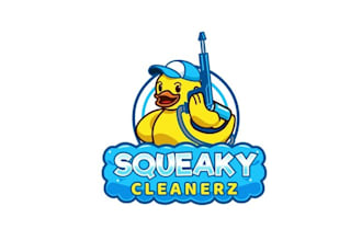 design professional cleaning company logo