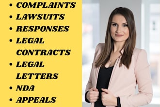 write lawsuits,pleadings,discovery,employment law as civil lawyer in texas,ny,ca