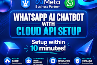 do whatsapp business API setup and build whatsapp chatbots
