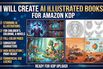 create ai illustrated books for amazon kdp