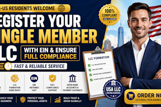 register your single member llc and ensure full compliance fast with ein