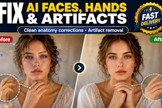 fix ai faces hands anatomy and artifacts