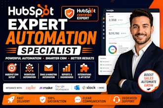 be your hubspot expert, hubspot automation specialist