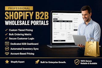 build a b2b shopify wholesale ecommerce store