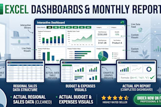 automated excel dashboards and monthly reports