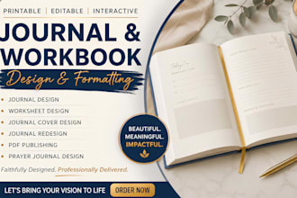 design, edit and format your prayer journal for KDP