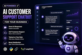 develop an ai customer support chatbot for your business