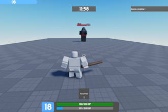 script a dungeon game prototype with combat