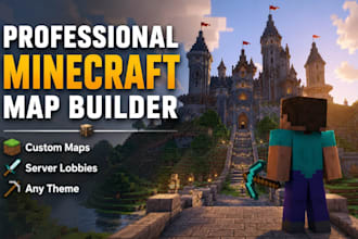 be your professional minecraft map builder