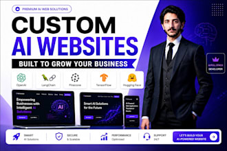 develop your custom ai website with custom integration