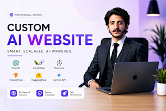 develop your custom ai website with custom integration