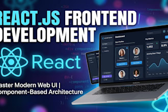 create a reactjs frontend for your website
