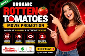 promote your film and rotten tomatoes page organically