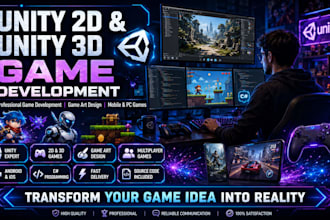 unity 2d,unity 3d game art design, unity game development