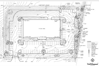 design stormwater drainage plan and pipe network site grading plan