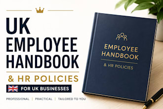 write a UK employee handbook and HR policies