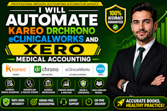 automate kareo drchrono eclinicalworks and xero medical accounting