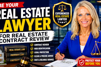 be your real estate lawyer for real estate contract review