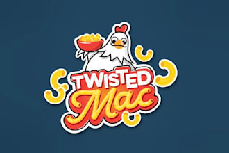 design sustainability mac cheese truck logo