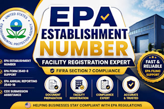 get your epa registration establishment number, pesticide facility registration