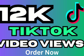 add 12k tiktok video views