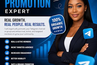 do telegram promotion telegram subscribers group and gain real organic followers