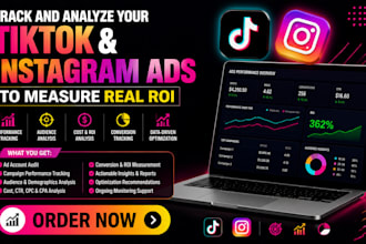track and analyze your tiktok and instagram ads to measure real ROI