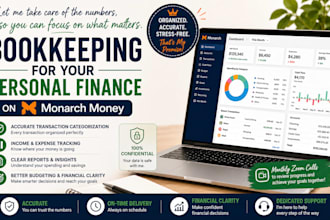 do bookkeeping for your personal finance on monarch money