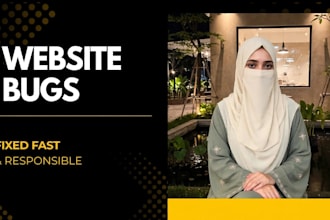 fix website bugs ,layout and responsive issues
