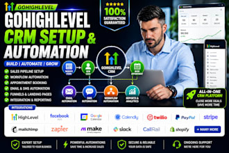 setup gohighlevel CRM with workflows pipelines and automation